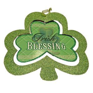ST PATRICK'S DAY Irish Blessing Decor Wall Hanging Sign NEW